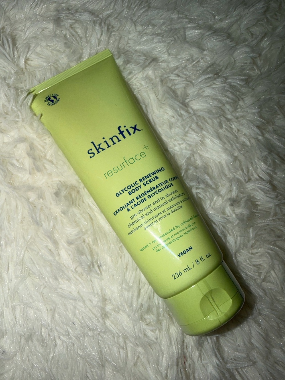 NEW Skinfix Resurface Glycolic & Lactic Acid Renewing Body Scrub